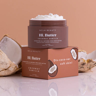 Hi, Butter All Natural Shea Body Butter - Coconut Vanilla NCLA BEAUTY