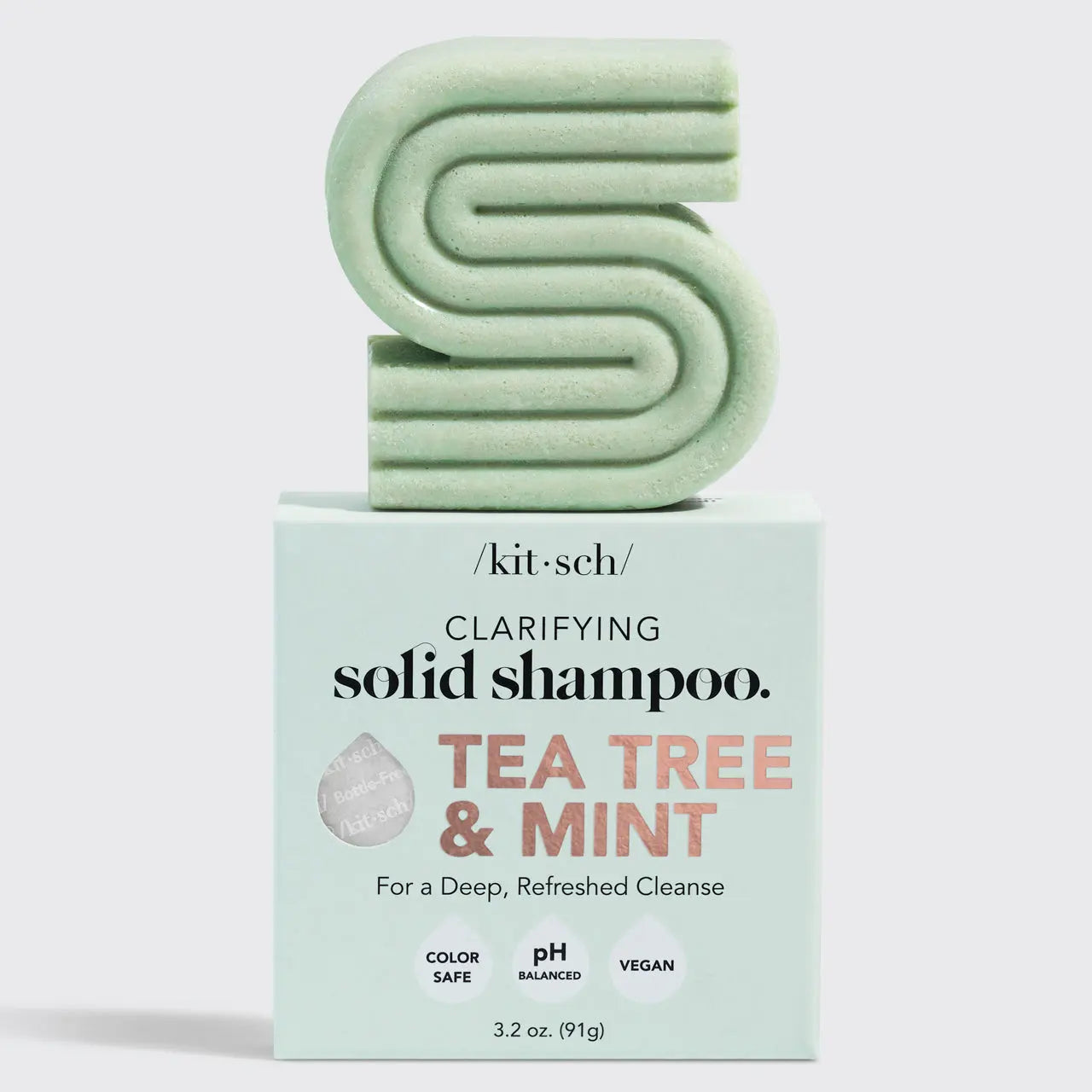 Clarifying Shampoo Bar - Tea Tree & Mint KITSCH