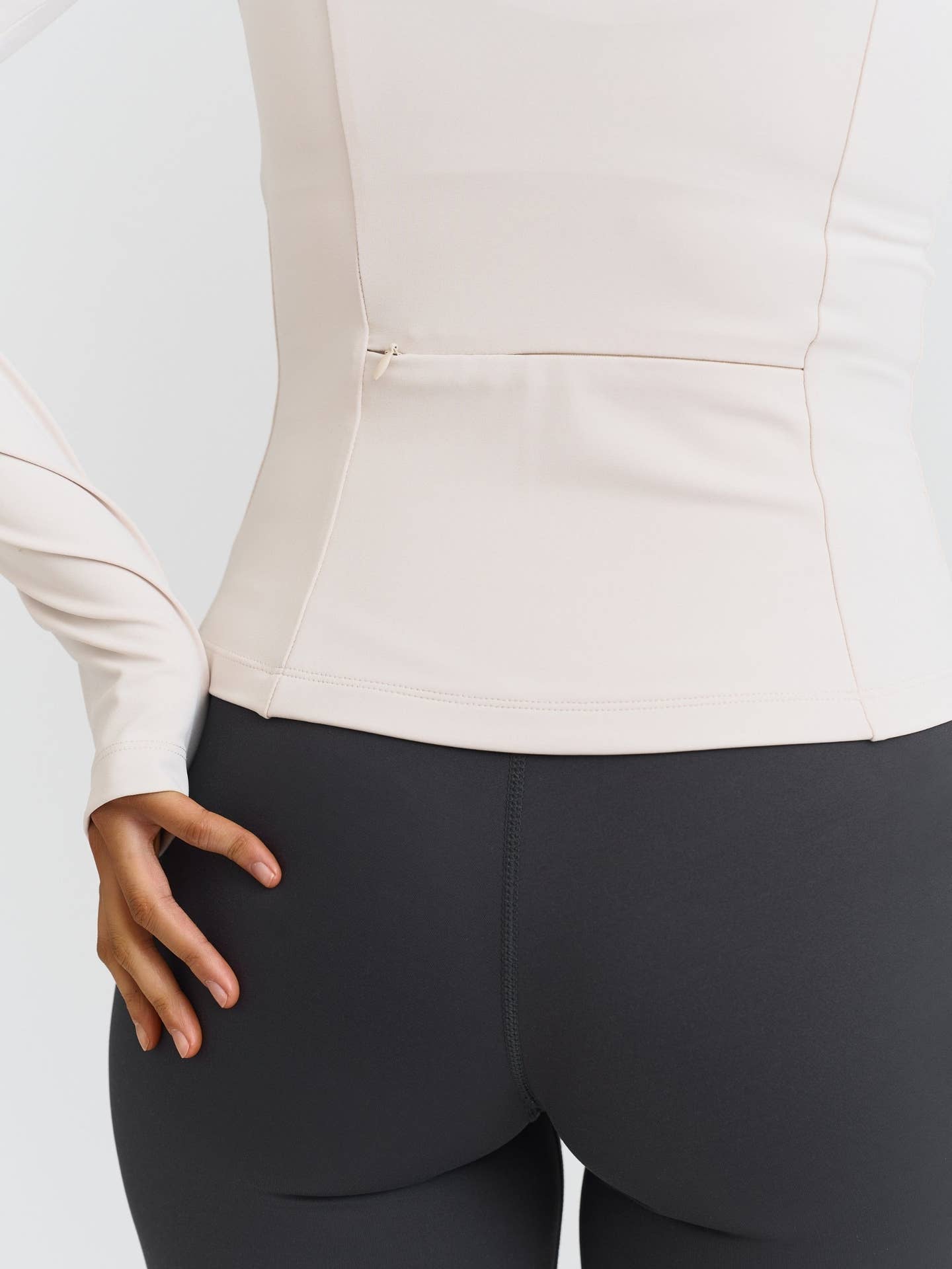 Softsculpt Zip Jacket - Marshmallow Sisterly Tribe