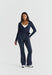 Soft Ballet Wrap Top - Navy Sisterly Tribe