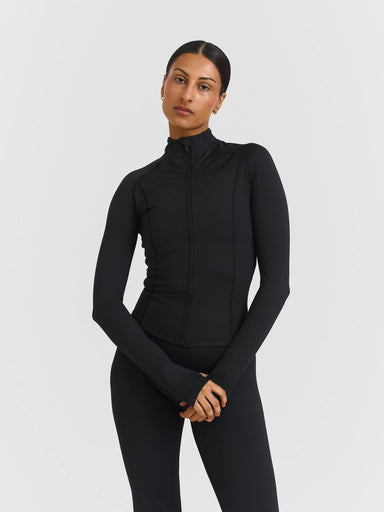 Softsculpt Zip Jacket - Black Sisterly Tribe