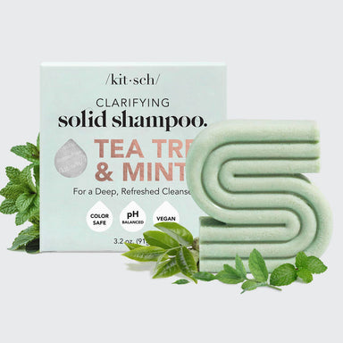 Clarifying Shampoo Bar - Tea Tree & Mint KITSCH