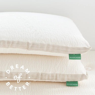 Avocado Molded Latex Pillow Avocado Green Mattress