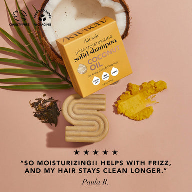 Coconut Oil Shampoo & Conditioner Combo for Dry Damaged Hair KITSCH