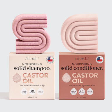 Castor Oil Nourishing Shampoo & Conditioner Combo KITSCH