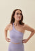 Ribbed Seamless One Shoulder Bra - Lavender Sisterly Tribe