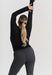 Soft Ballet Wrap Top - Black Sisterly Tribe