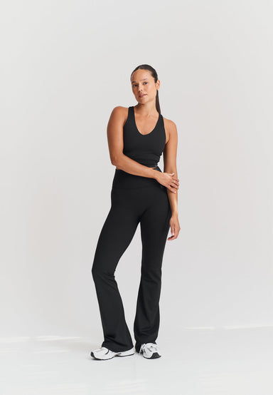 Softsculpt Flared Leggings - Black Sisterly Tribe