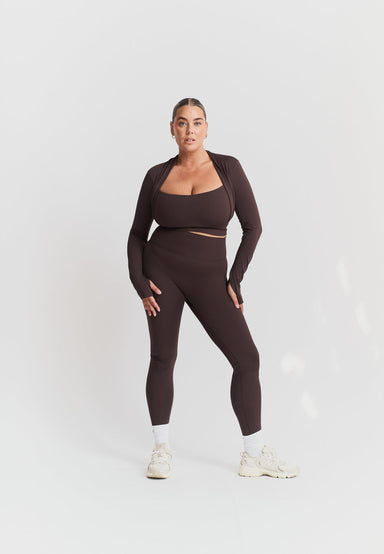 Softsculpt Leggings - Espresso Sisterly Tribe