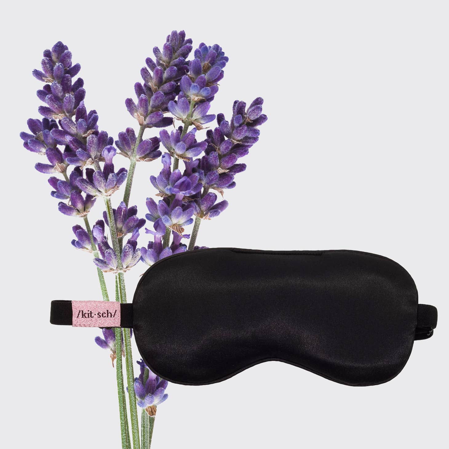 The Lavender Weighted Satin Eye Mask KITSCH