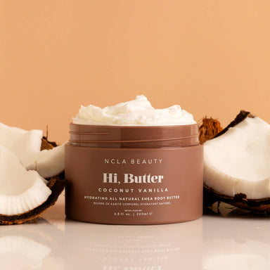 Hi, Butter All Natural Shea Body Butter - Coconut Vanilla NCLA BEAUTY