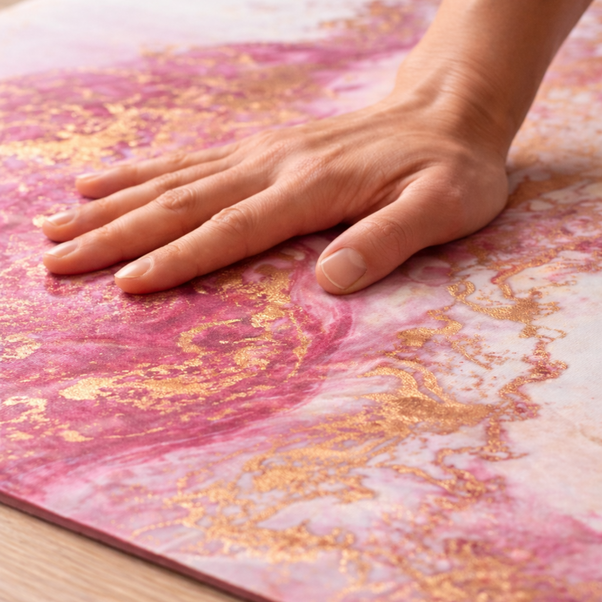 Dream Catcher Red - Natural Rubber Yoga Mat (3MM)