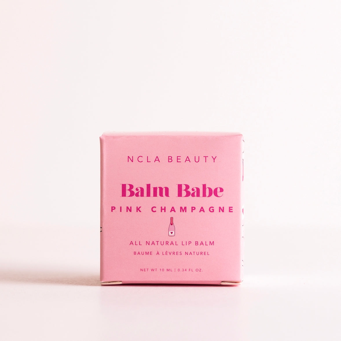 Balm Babe Pink Champagne Lip Balm NCLA BEAUTY