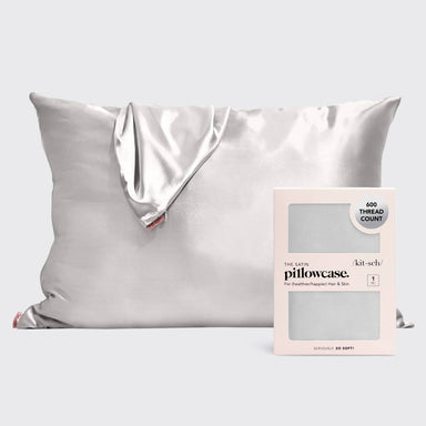 Satin Pillowcase - Silver KITSCH